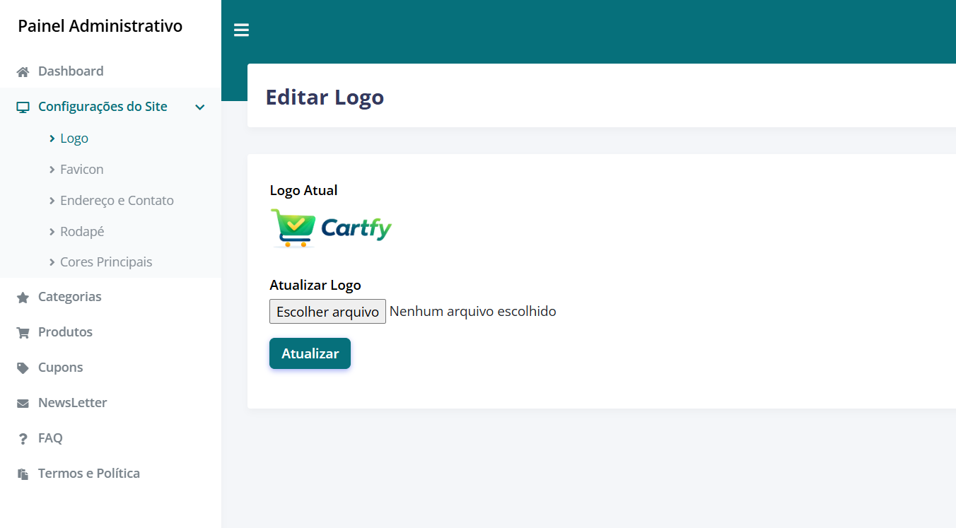 Painel Admin