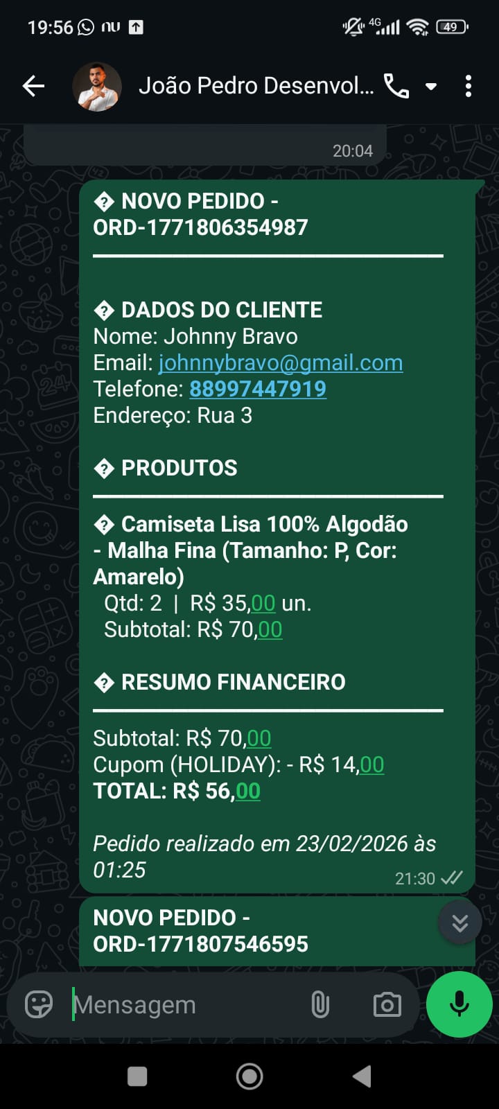 Painel Admin